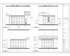 廣東中式餐廳室內(nèi)裝飾設計施工圖