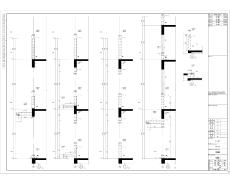 湖北住宅項目9.6米現澆框架結構三層郵政設施配套結構施工圖