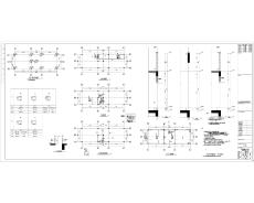湖北住宅項目3.6米單層現澆框架機構門樓結構專業施工圖