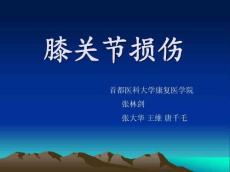 膝关节损伤