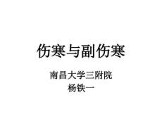 伤寒与副伤寒