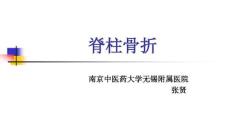 脊柱骨折(初