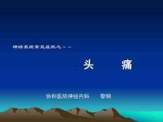 头痛、意识障碍