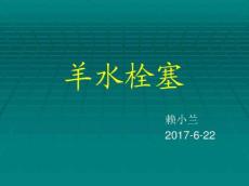 最新羊水栓塞