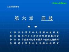 四肢-断面解剖