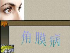 眼科学——角膜病