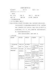 气胸护理计划