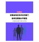2023年安徽省地区技术支持部门各岗位薪酬水平报告