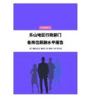 2023年乐山地区行政部门各岗位薪酬水平报告