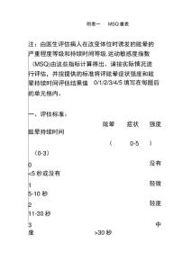 眩晕量表