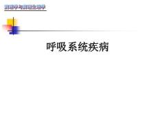 慢性支气管炎,肺炎