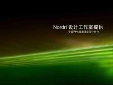 （深色--紋理模板）Nordri原創(chuàng)PPT模板系列5