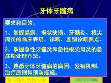 牙体牙髓病