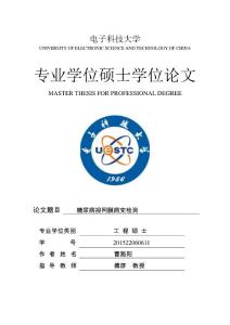 糖尿病视网膜病变检测