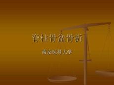 脊柱骨盆骨折备课