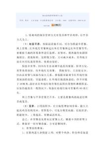 綠殼蛋雞的育雛飼養方法