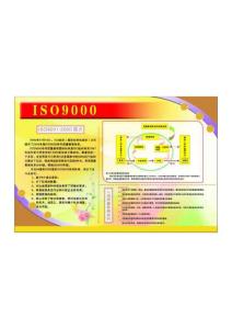 ISO質(zhì)量體系宣傳欄