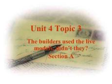 八年级(上)英语 Unit 4 Topic 3 Section A