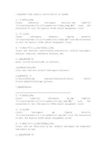 Oracle10g創(chuàng)建、修改、刪除用戶和用戶表空間