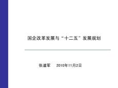 企業改革發展和十二五規劃