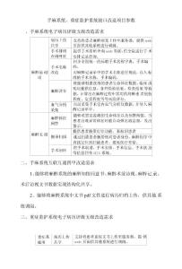 手麻系统、重症监护系统接口改造项目参数手麻系统电子病历评级五级改造需求
