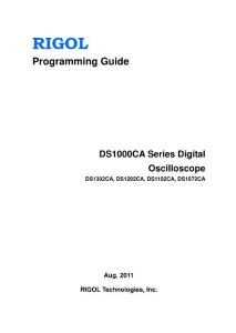 編程手冊(cè)DS1000CA 系列數(shù)字示波器