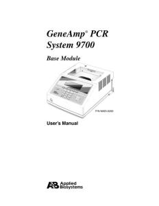 GeneAmp PCR System 9700 Base Module (4303481H)