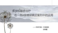 糖尿病足个案