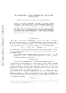 Metrisability of two-dimensional projective structures