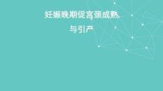 妊娠晚期促宫颈成熟与引产