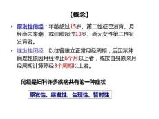 闭经的护理