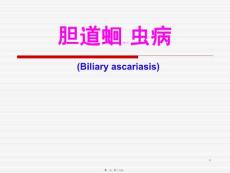 胆道蛔虫病ppt课件