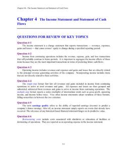 Intermediate Accounting教科书上习题答案4（by J. David Spiceland）