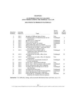 individual income taxes(2011) solution menu Chapter 1