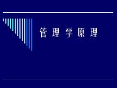 管理学原理-管理过程与管理工作