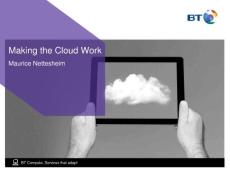 Making the Cloud Work