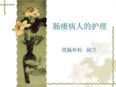 肠瘘病人的_护理