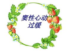 窦性心动过缓优质课件