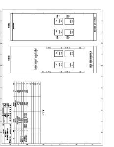 井冈山110KV站间隔设计图-35KV线路保护测控柜柜面布置图