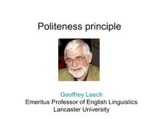 politeness principle