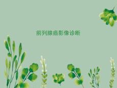 前列腺癌影像诊断