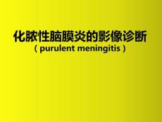 化脓性脑膜炎影像