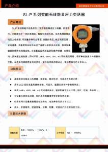 SL-P型智能無(wú)線溫壓力變送器