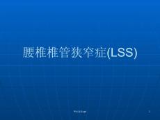 《腰椎椎管狭窄症》PPT课件