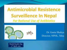 抗生素英文课件精品 Antimicrobial Resistance(AMR)