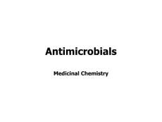 抗生素英文课件精品 Antimicrobials