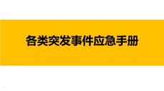 各類突發事件應急手冊（41頁）