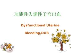 功能性失调性子宫出血课件