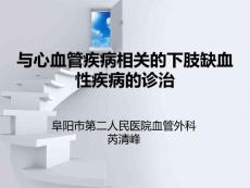 与心血管疾病相关的下肢缺血性疾病的诊治课件