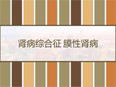 肾病综合征膜性肾病课件